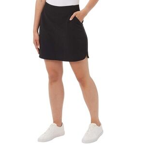 NWT 32 Degrees Women’s Black Skort with Pockets
